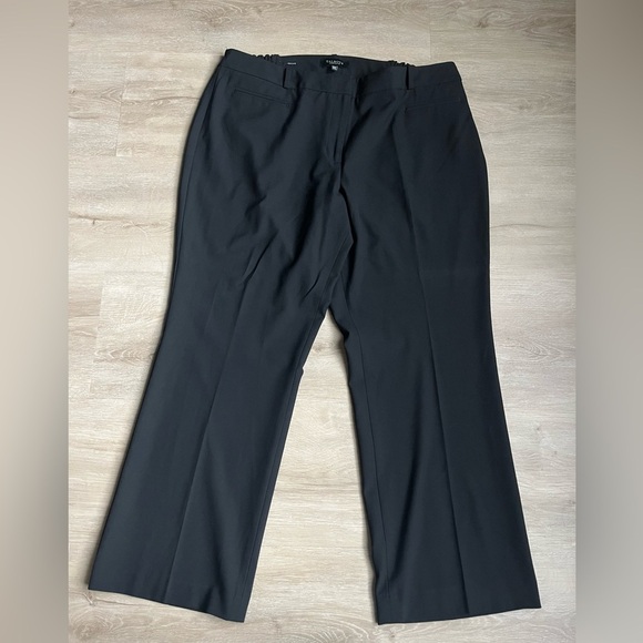 Talbots Womens Dress Pant Plus Sz 18WP Black Stretch Classic Fit - Picture 1 of 6